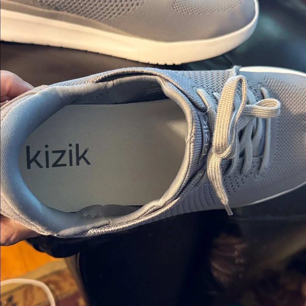 Kizik Lima Hands Free Lace Up Slip On Shoes Sneaker Gray Mens Size 13 - Picture 16 of 16